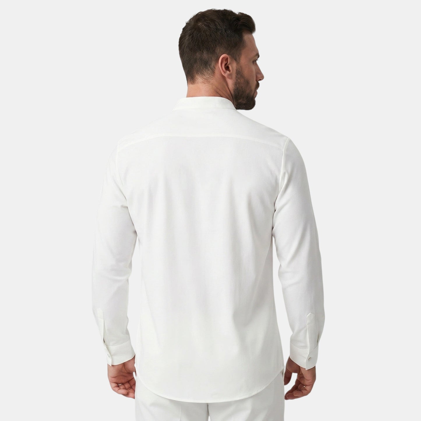 Men's Casual Shirt Long-Sleeve Button-Front Collared Smart-Casual Office Everyday Relaxed Fit Harvey