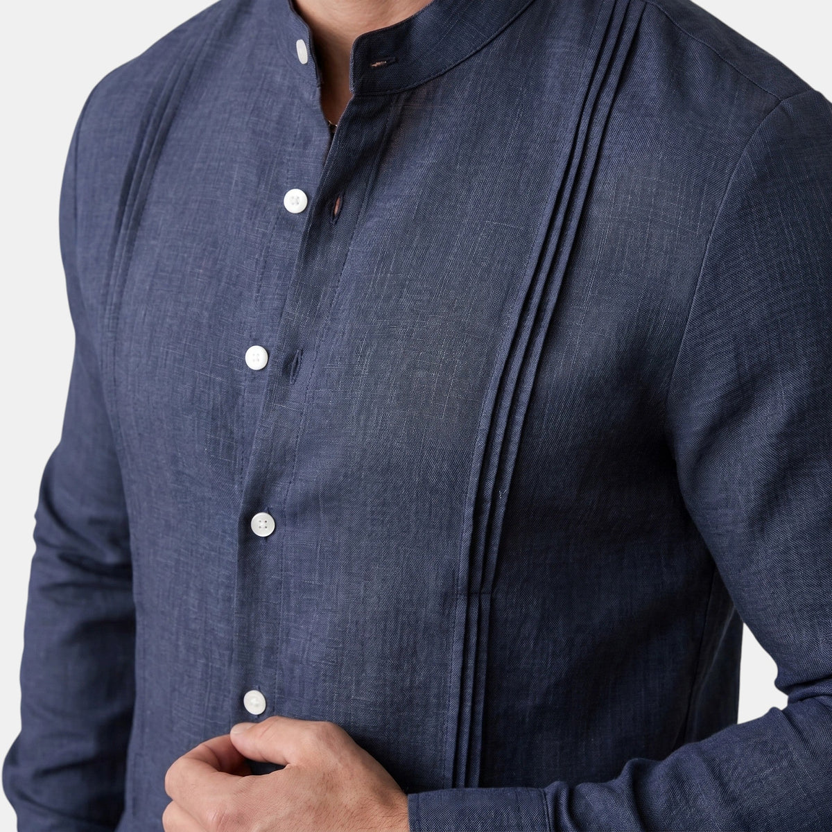 Men's Casual Shirt Long-Sleeve Button-Front Collared Smart-Casual Office Everyday Relaxed Fit Harvey