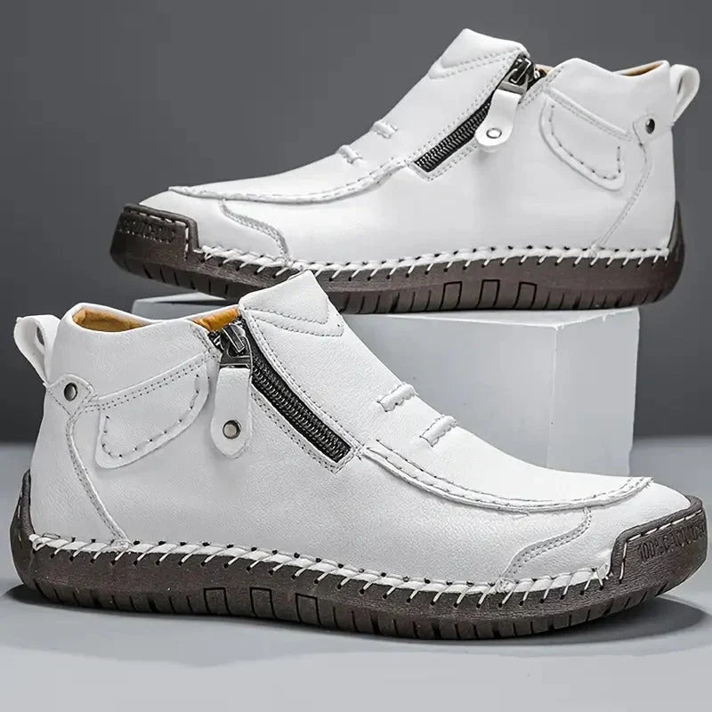 Men's Ankle Boots Side Zip Casual Everyday Stylish Versatile Footwear
