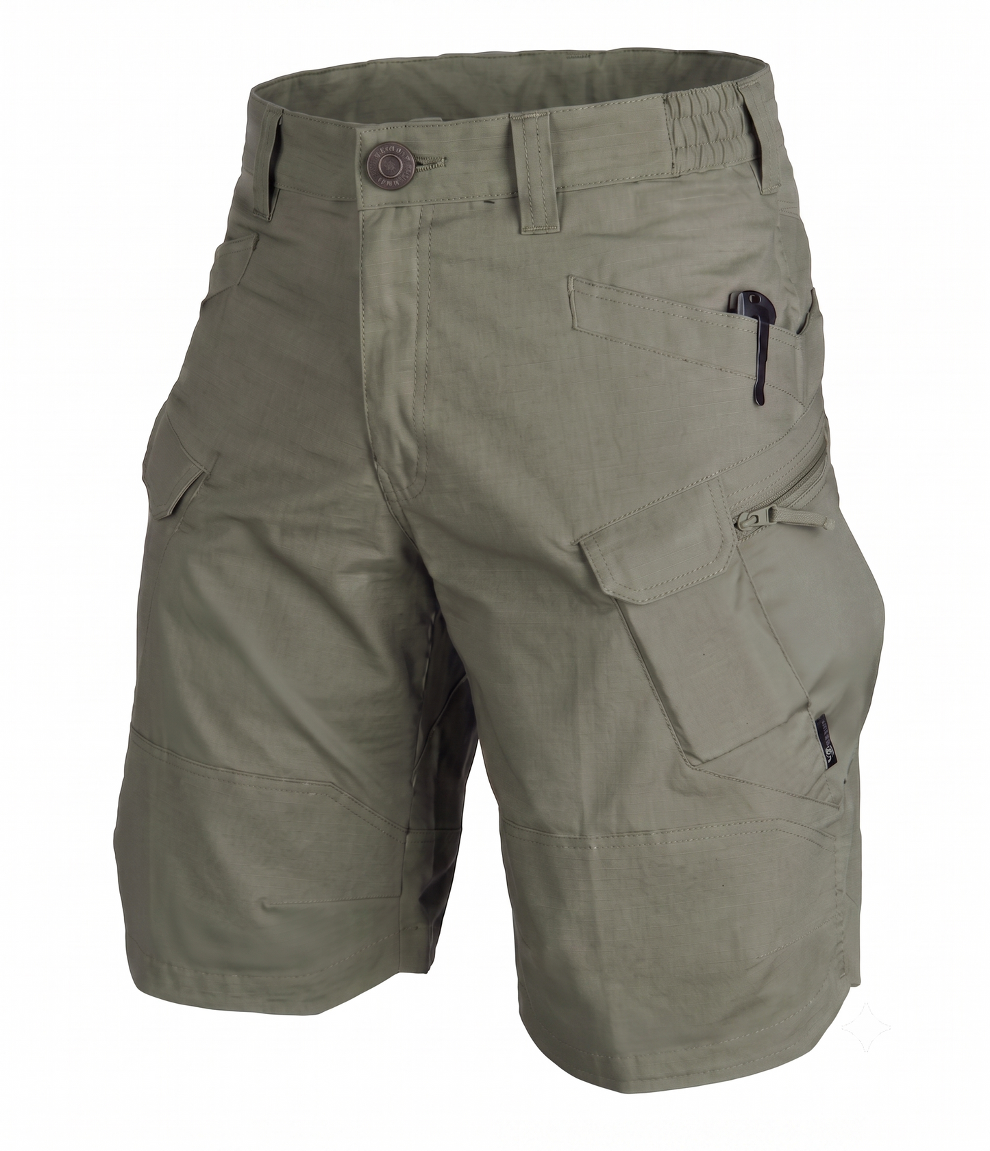 Men's Cargo Shorts Tactical Multi-Pocket Utility Knee-Length Drawstring Casual Streetwear Workwear Everyday Versatile