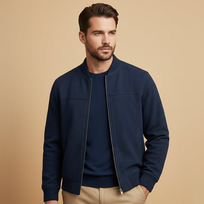 Men's Suede Jacket Trucker Button-Up Elegant Casual Layering Smart-Casual Everyday Outerwear Vintage Versatile Ransley