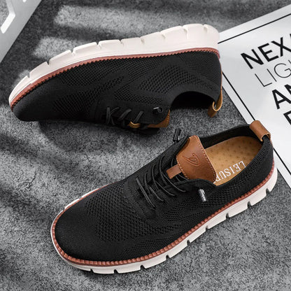 Men's Casual Sneakers Low-Top Lace-Up Trainers Everyday Walking Comfort Streetwear Versatile Trendy Beckett