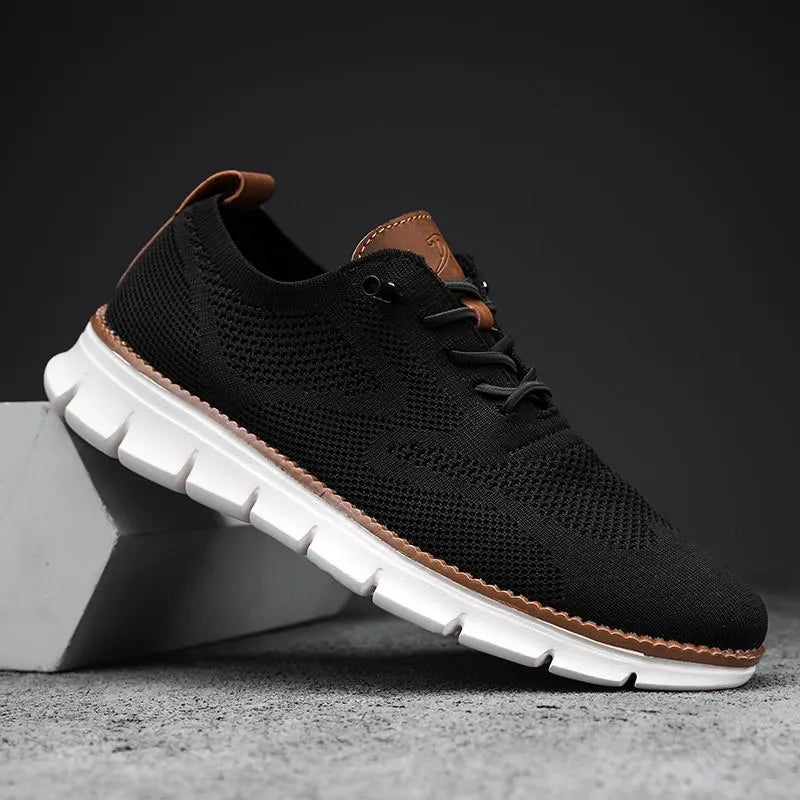 Men's Casual Sneakers Low-Top Lace-Up Trainers Everyday Walking Comfort Streetwear Versatile Trendy Beckett