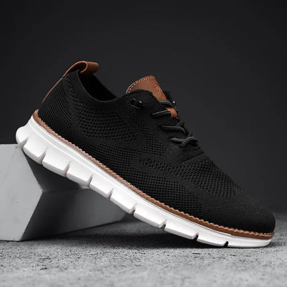 Men's Casual Sneakers Low-Top Lace-Up Trainers Everyday Walking Comfort Streetwear Versatile Trendy Beckett