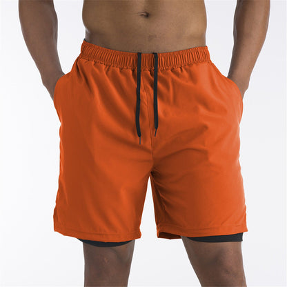 Men's Active Shorts Functional Quick-Dry Elastic Waist Drawstring Mesh Sport Gym Training Running Everyday Athletic Flint
