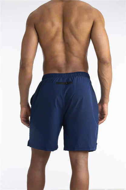 Men's Active Shorts Functional Quick-Dry Elastic Waist Drawstring Mesh Sport Gym Training Running Everyday Athletic Flint