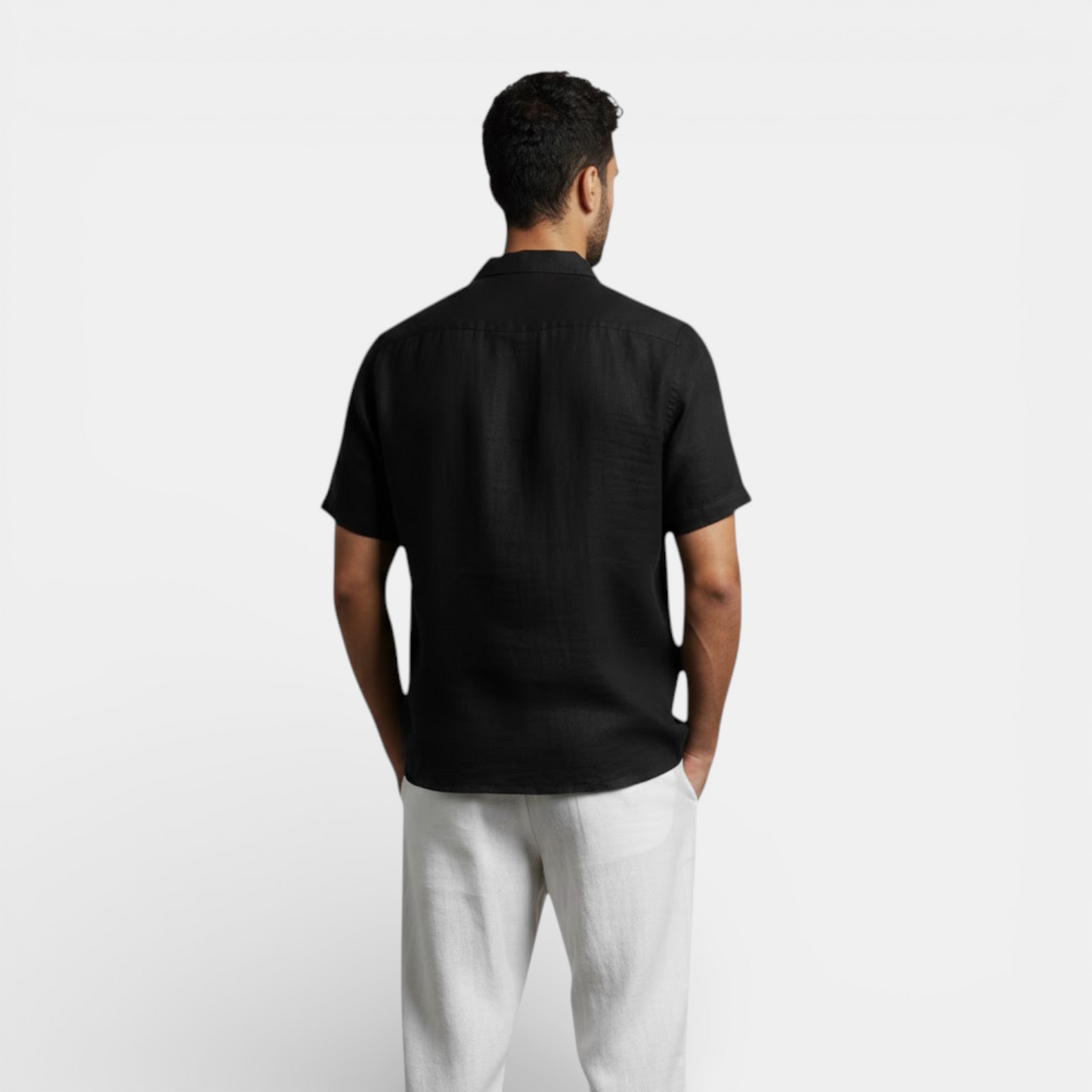 Men's Short-Sleeve Shirt Button-Up Collared Casual Holiday Beach Smart-Casual Relaxed Fit Everyday Crawford