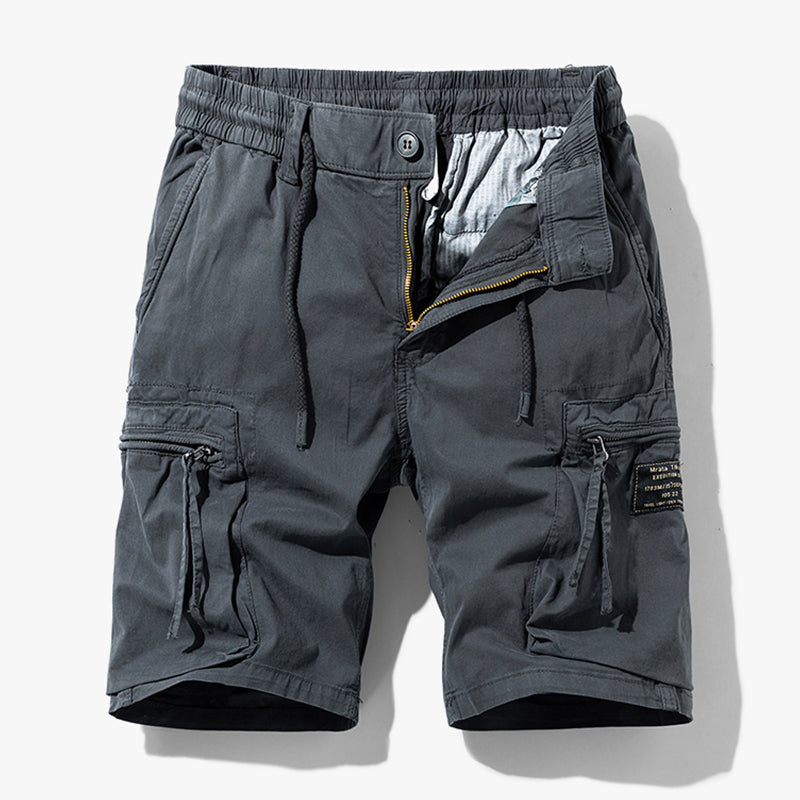 Men's Casual Cargo Shorts Drawstring Lightweight Versatile Outdoor Adventure
