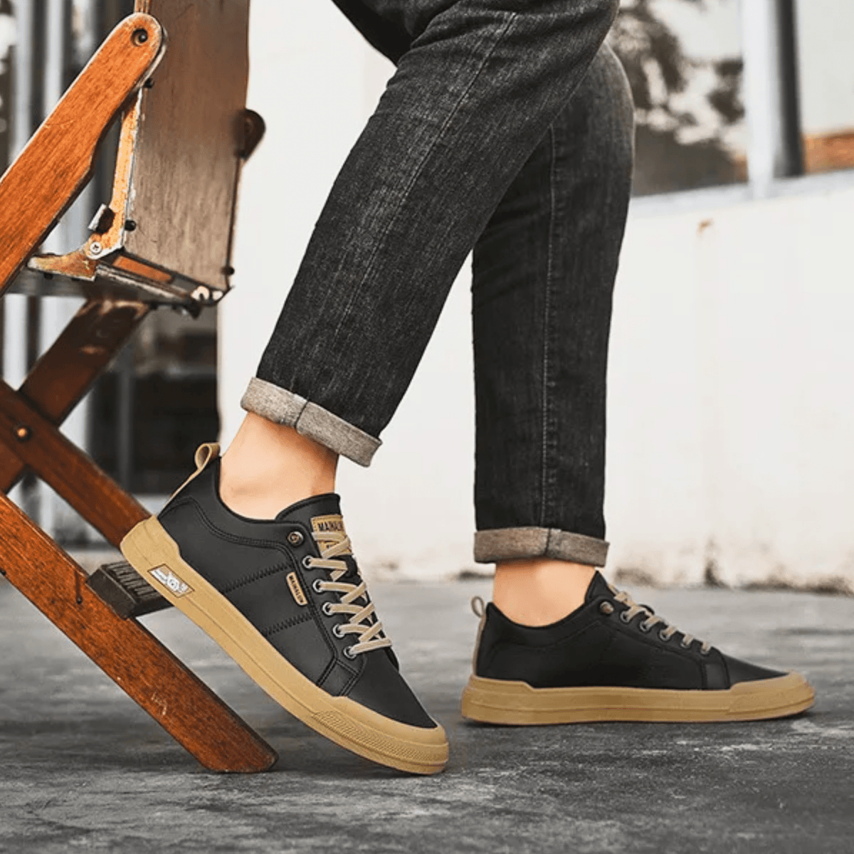 Men's Lace-Up Shoes Derby Round Toe Elegant Casual Smart-Casual Office Business Everyday Leather Look Versatile Thornbury