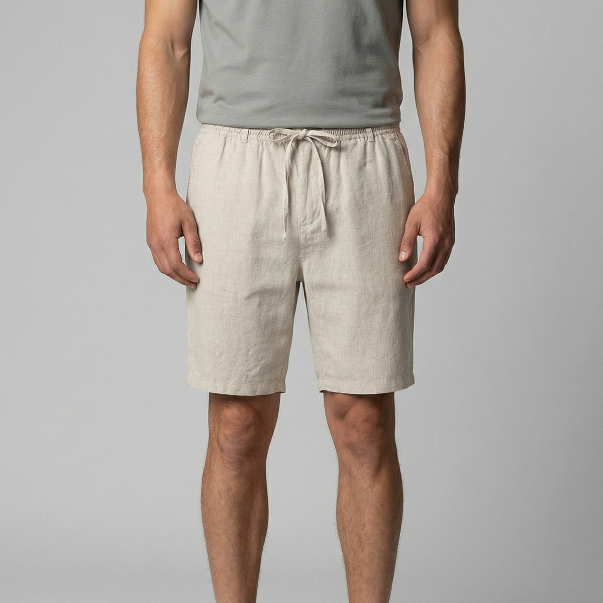 Men's Relaxed Shorts Drawstring Elastic Waist Casual Everyday Beach Holiday Loungewear Chino Comfort Torrance